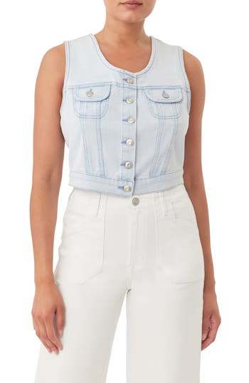 Kensie The Drapey Vest In Blue