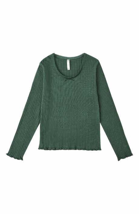 Kids' Ribbed Long Sleeve Tee