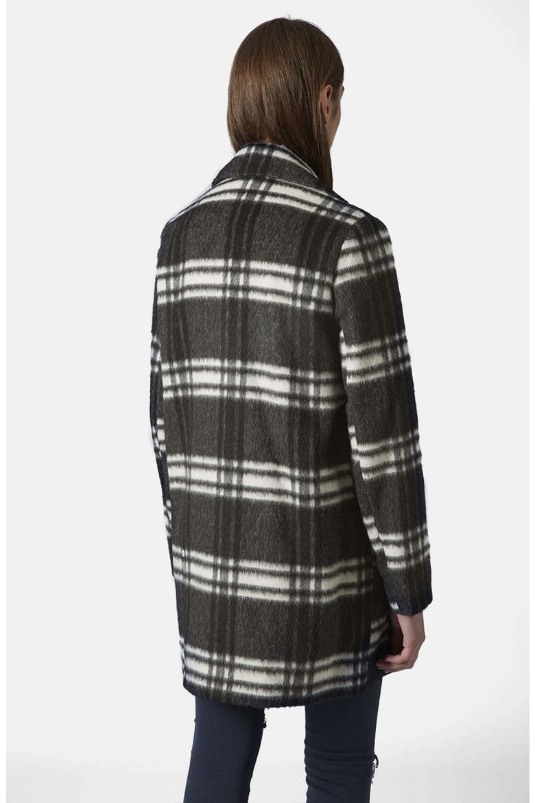 Double Breasted Pea Coat, Alternate, color, GREY