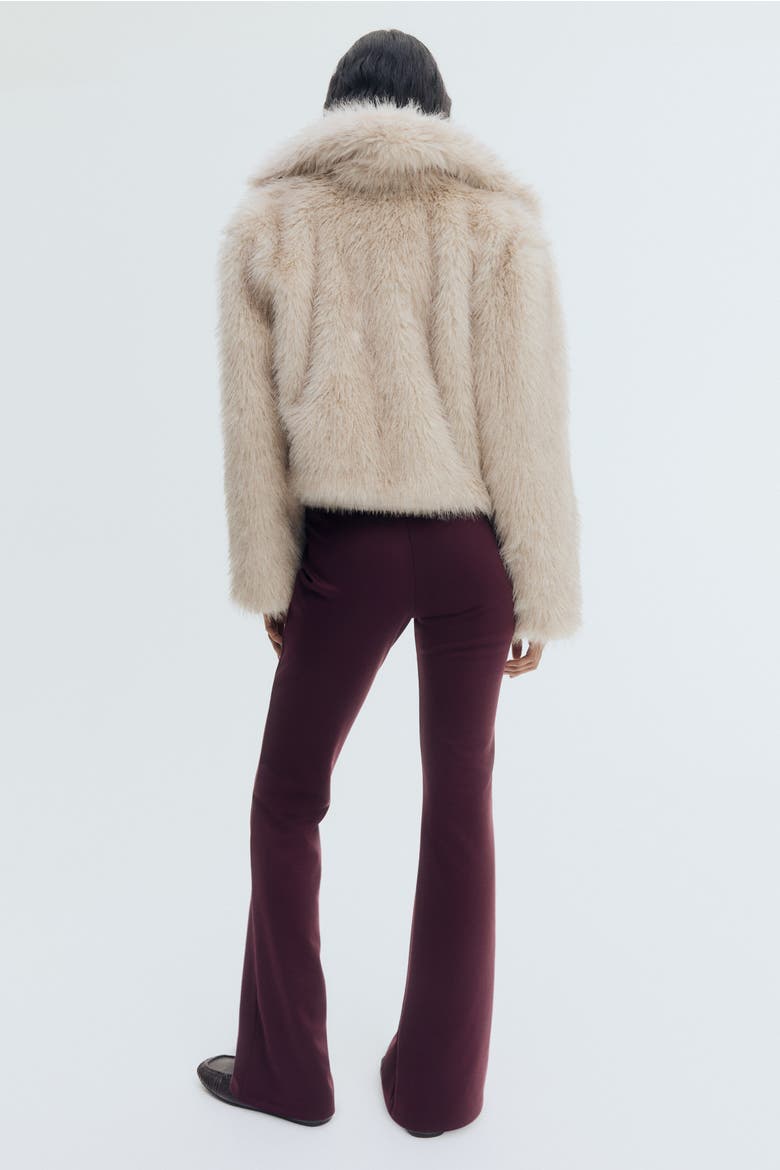 Flared Trousers, Alternate, color, Plum red
