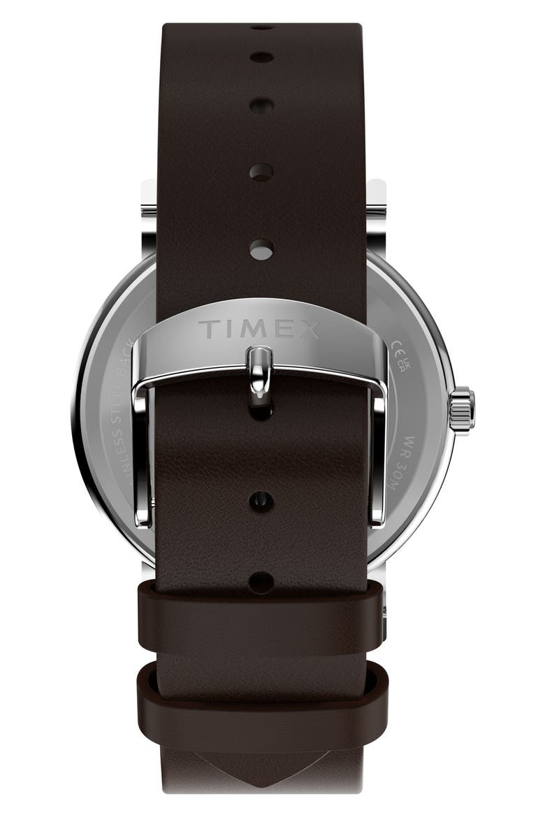 Harry Potter x Timex Weekender 38mm Leather Strap Watch, Alternate, color, GRYFFINDOR