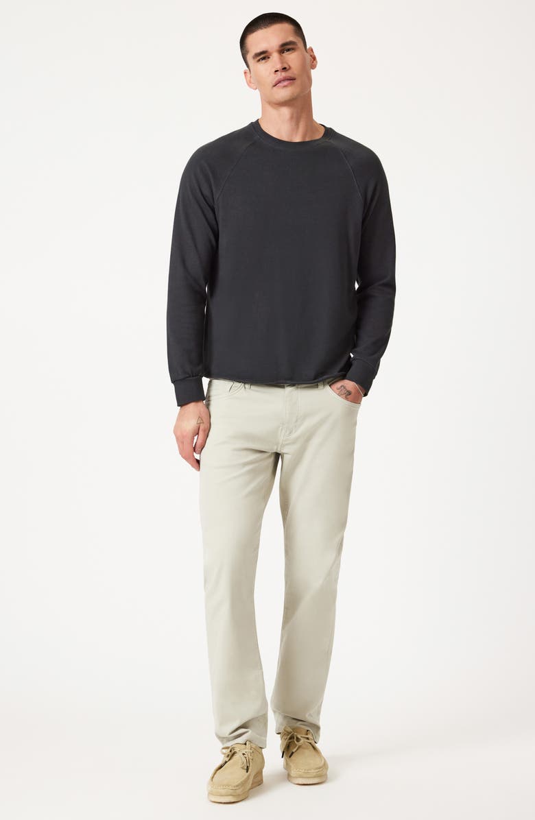 Mavi Jeans Zach Straight Leg Twill Pants, Alternate, color, Mint Twill