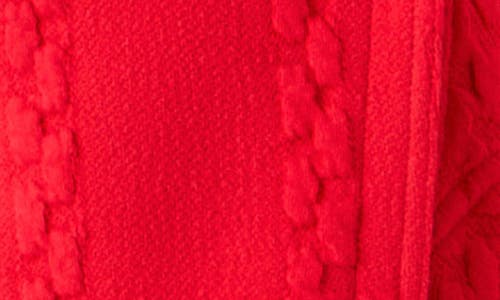 Akris Punto Glen Check Cotton Blend Knit Moto Jacket In Red