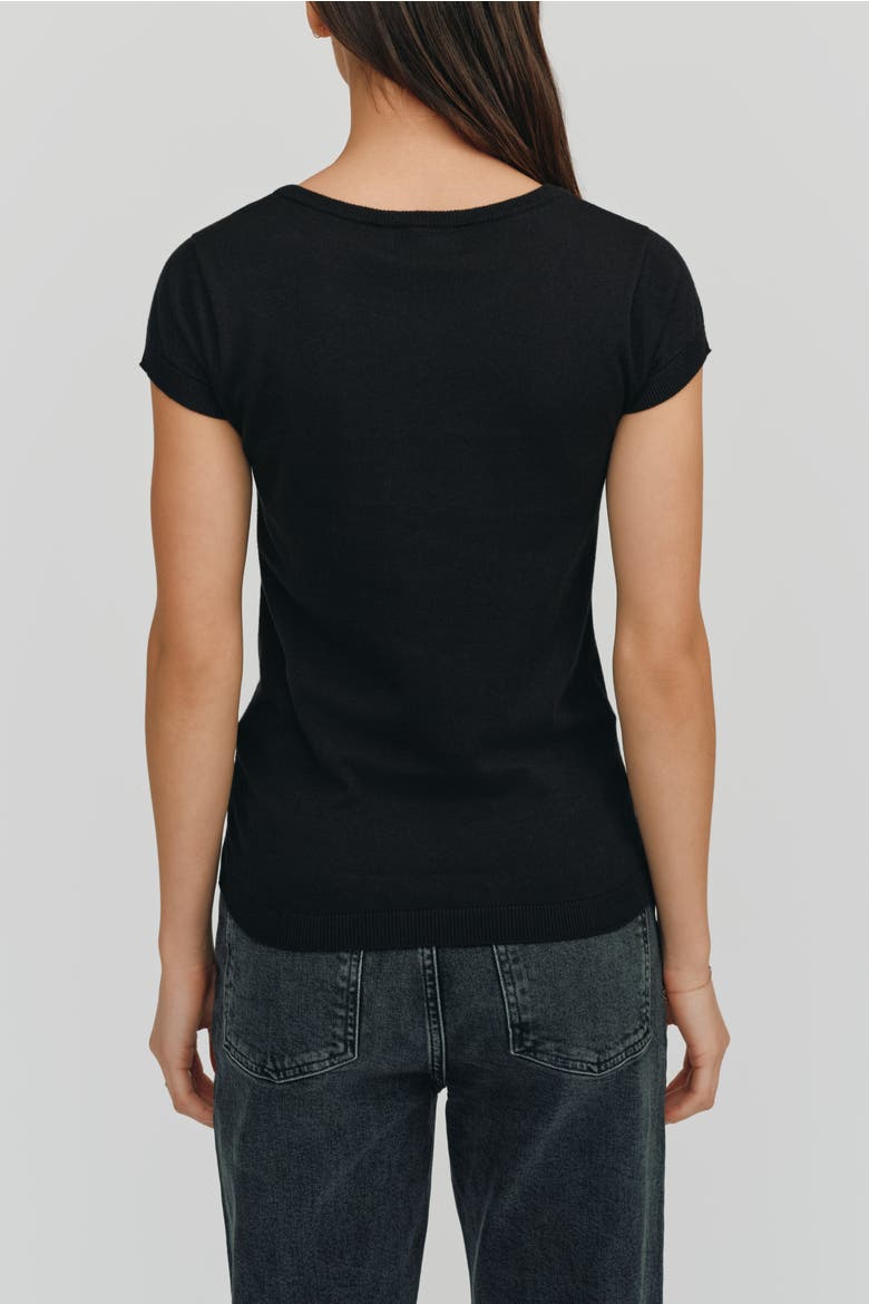Greta Tee, Alternate, color, Black