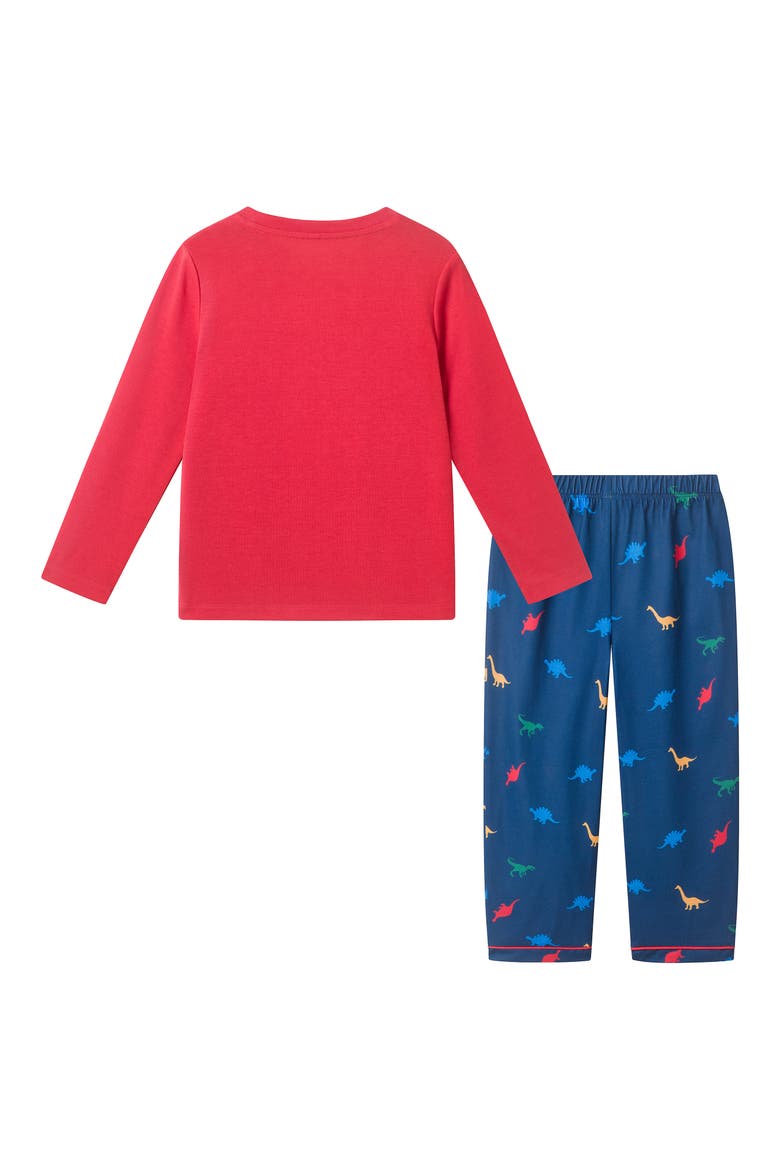 Kids' 2-Piece Pajama Set, Alternate, color, NVJ-NAVY DINO