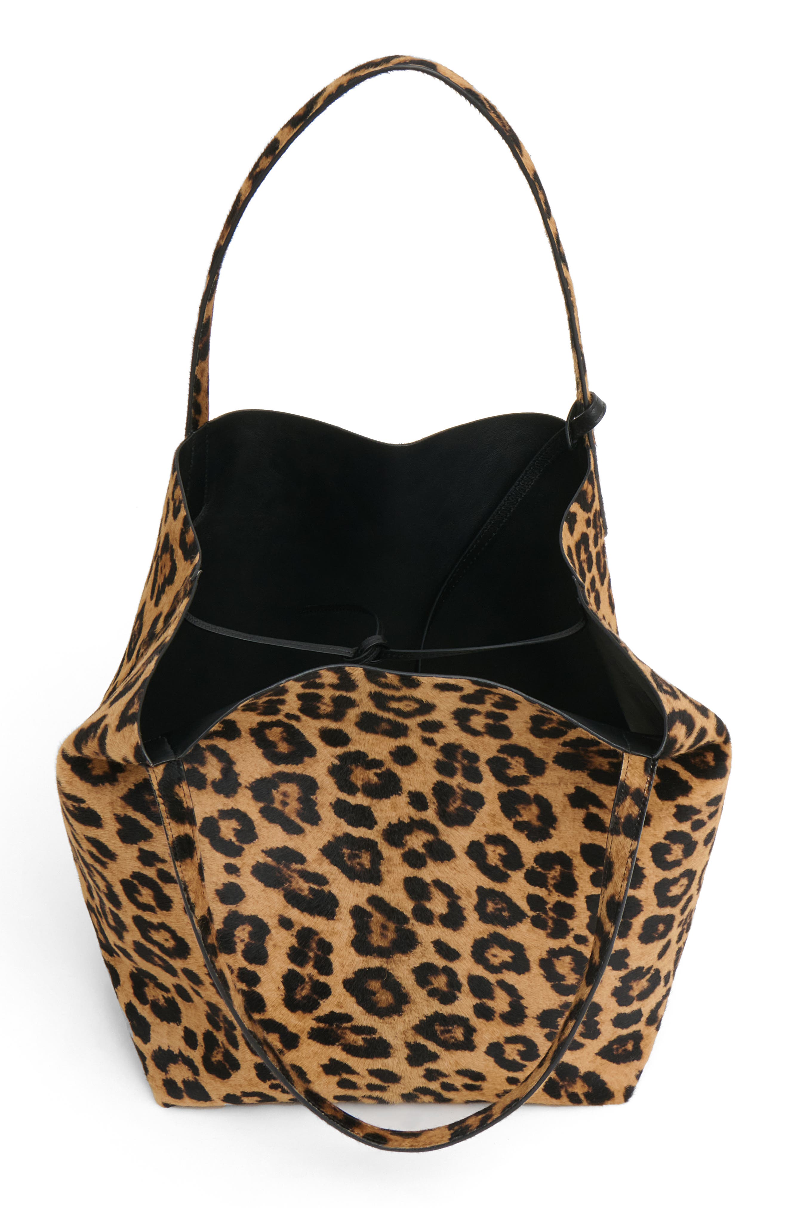 Everyday Soft Calf Hair Tote, Alternate, color, LEOPARD