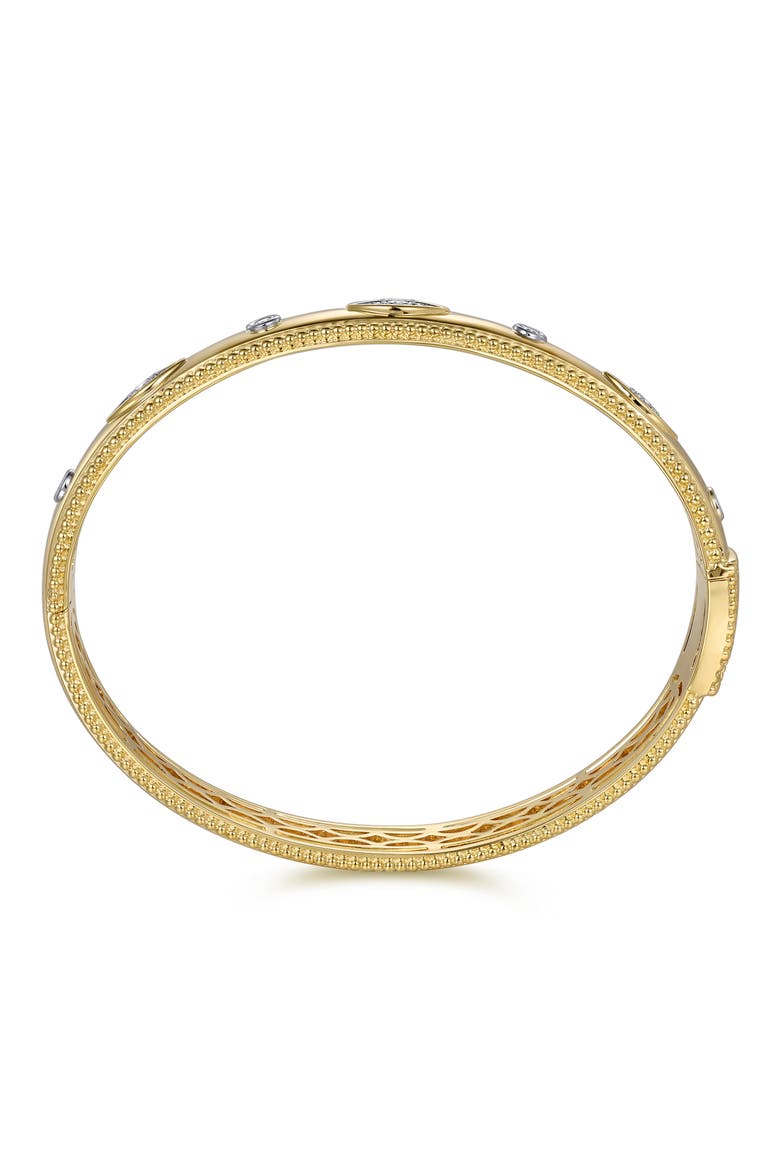 Bujukan 14K Gold Diamond Bangle, Alternate, color, 14K YELLOW GOLD
