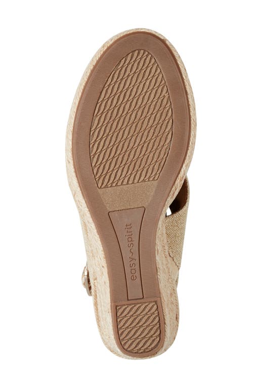 EASY SPIRIT EASY SPIRIT ARIANE ESPADRILLE SLINGBACK PLATFORM WEDGE SANDAL
