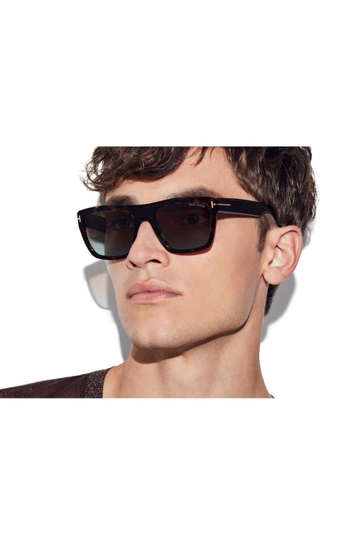 Tom Ford Alberto 55mm Square Sunglasses