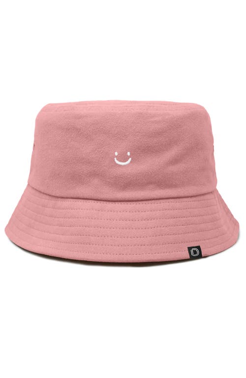 Dalix Lil Smile Bucket Hat In Peach Melba