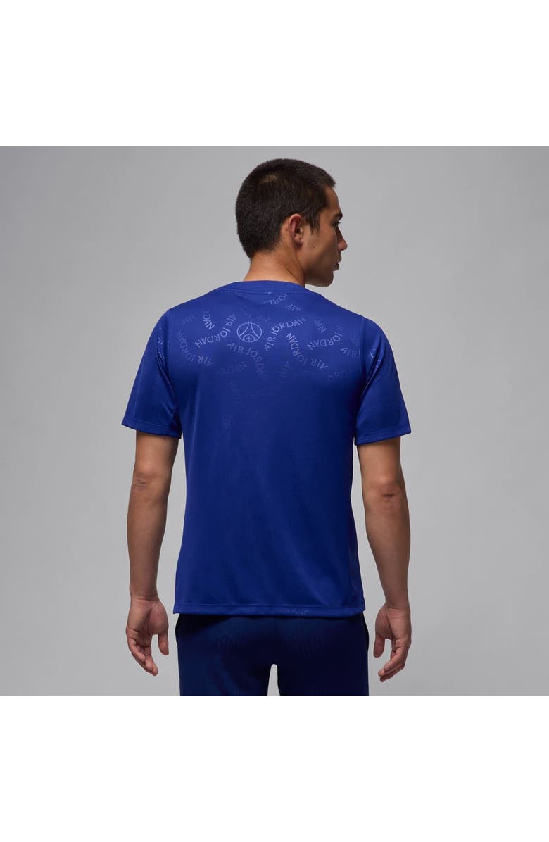 Jordan Brand Men's Jordan Brand Blue Paris Saint-Germain 2024/25 Fourth Academy Pro Pre-Match Top, Alternate, color, 