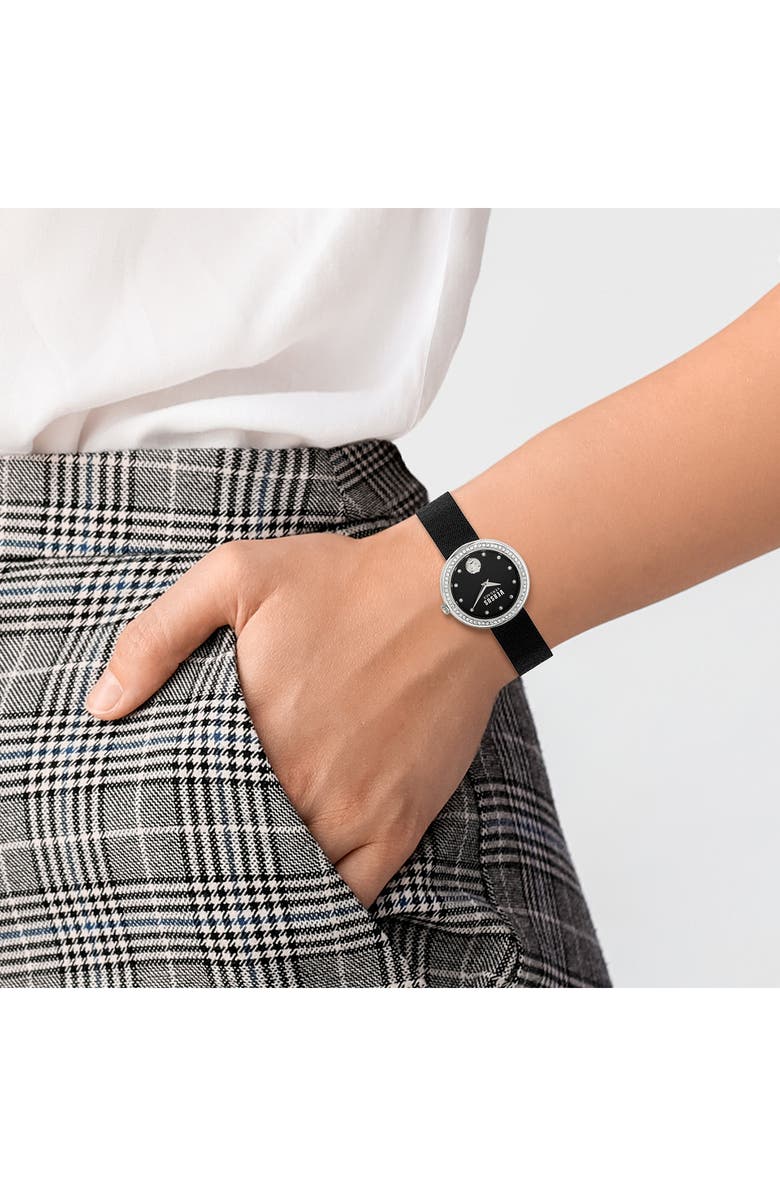 VERSUS Versace Lea Crystal Bracelet Watch, 35mm, Alternate, color, Stainless Steel