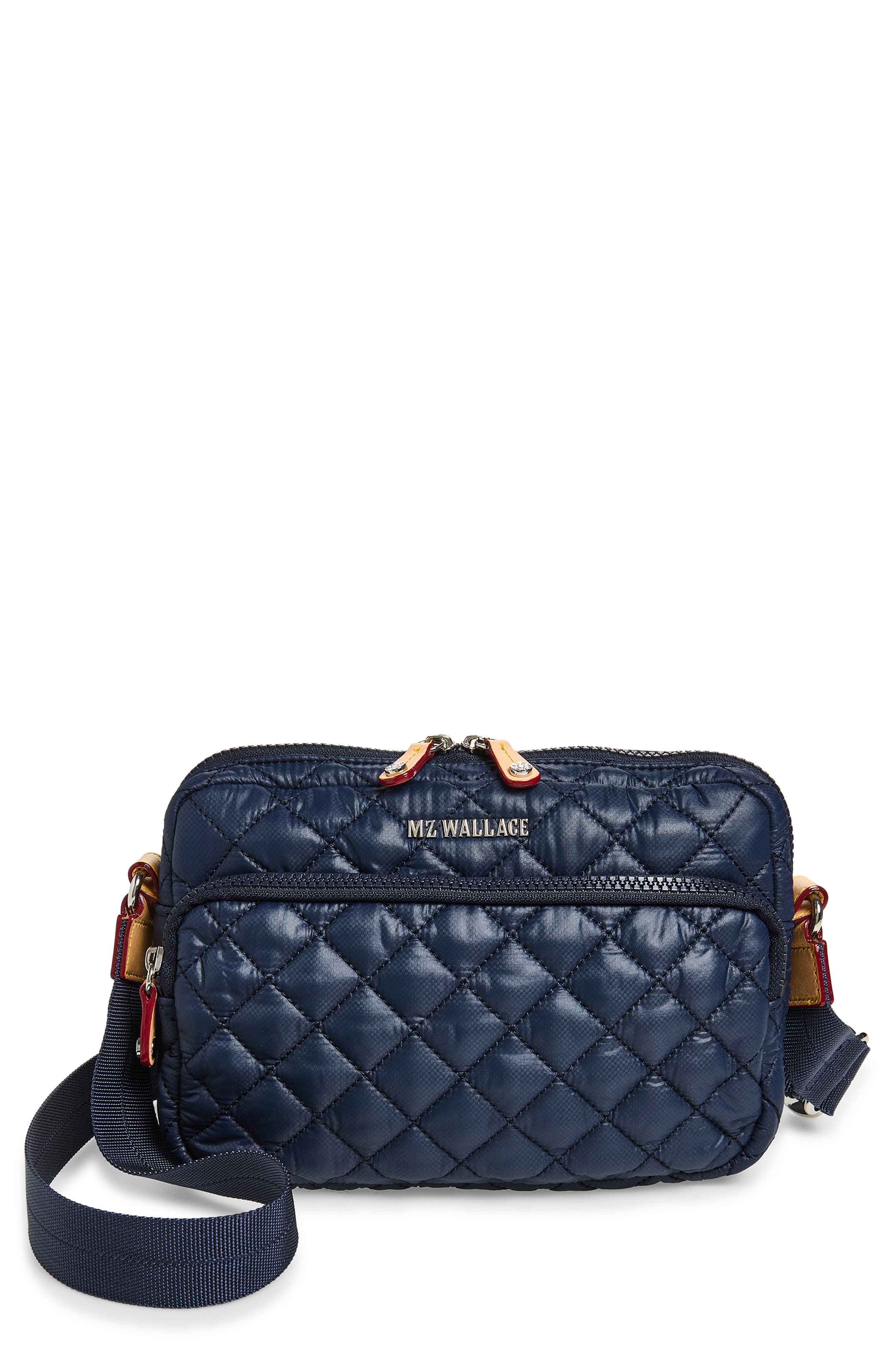MZ Wallace Small Metro Quilted Nylon Camera Bag, Main, color, Dawn