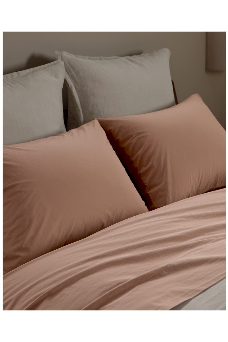 Percale Pillowcases, Alternate, color, ADOBE