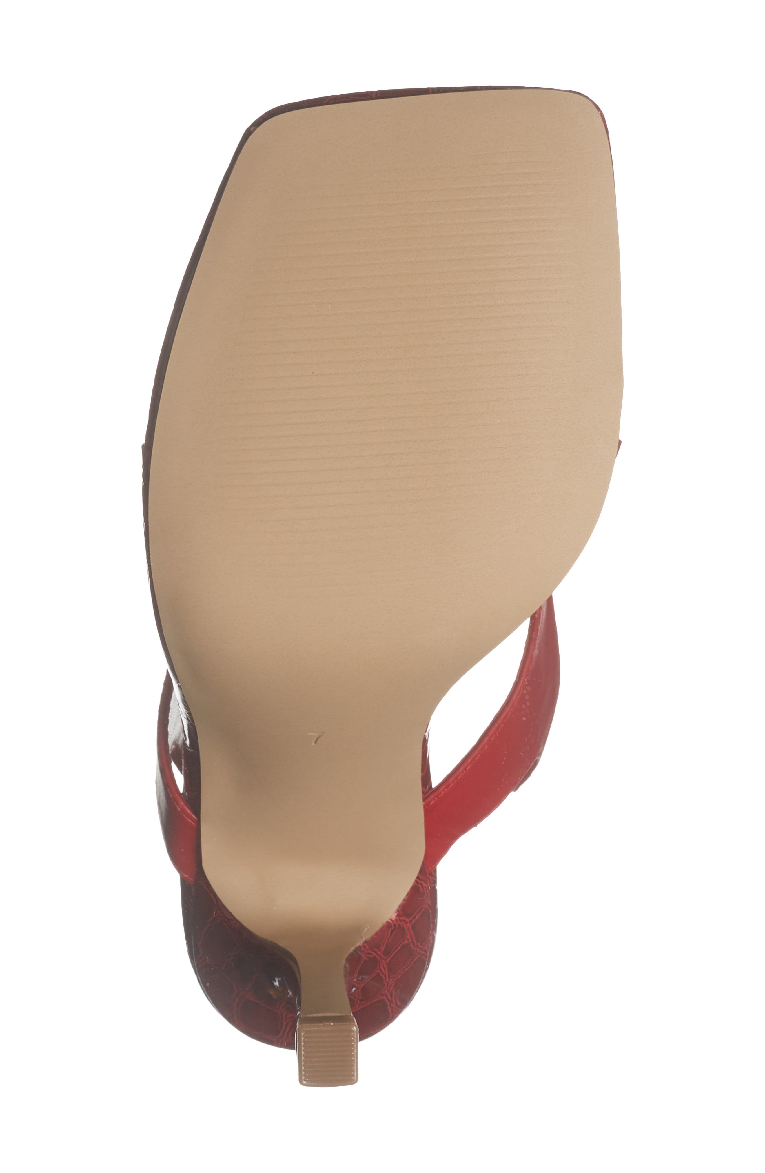 Steve Madden Improv Slingback Sandal, Alternate, color, Red Leather
