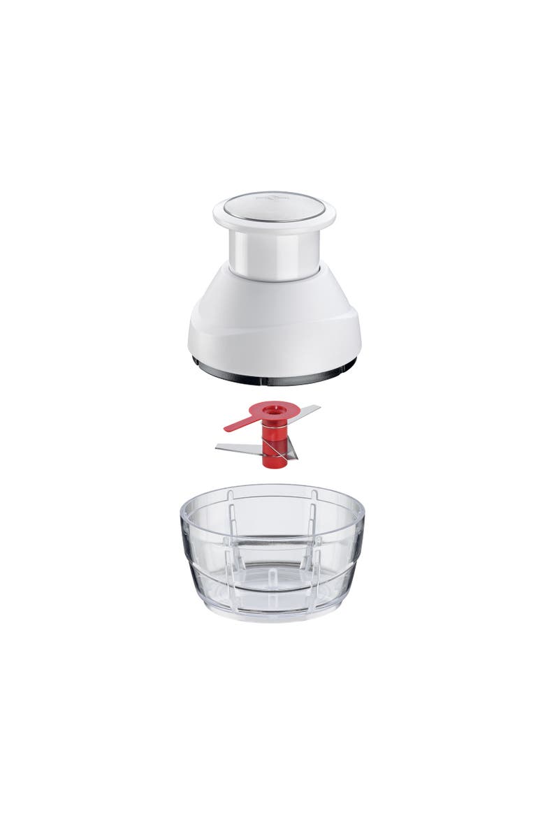 Push Fruit and Vegetable Multi Chopper, 3.4-Inch Diameter, Alternate, color, White