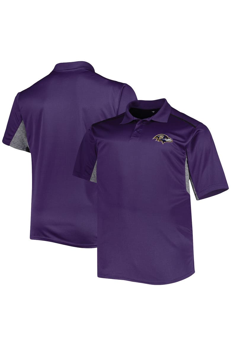 Men's Purple Baltimore Ravens Big & Tall Team Color Polo, Main, color, Purple