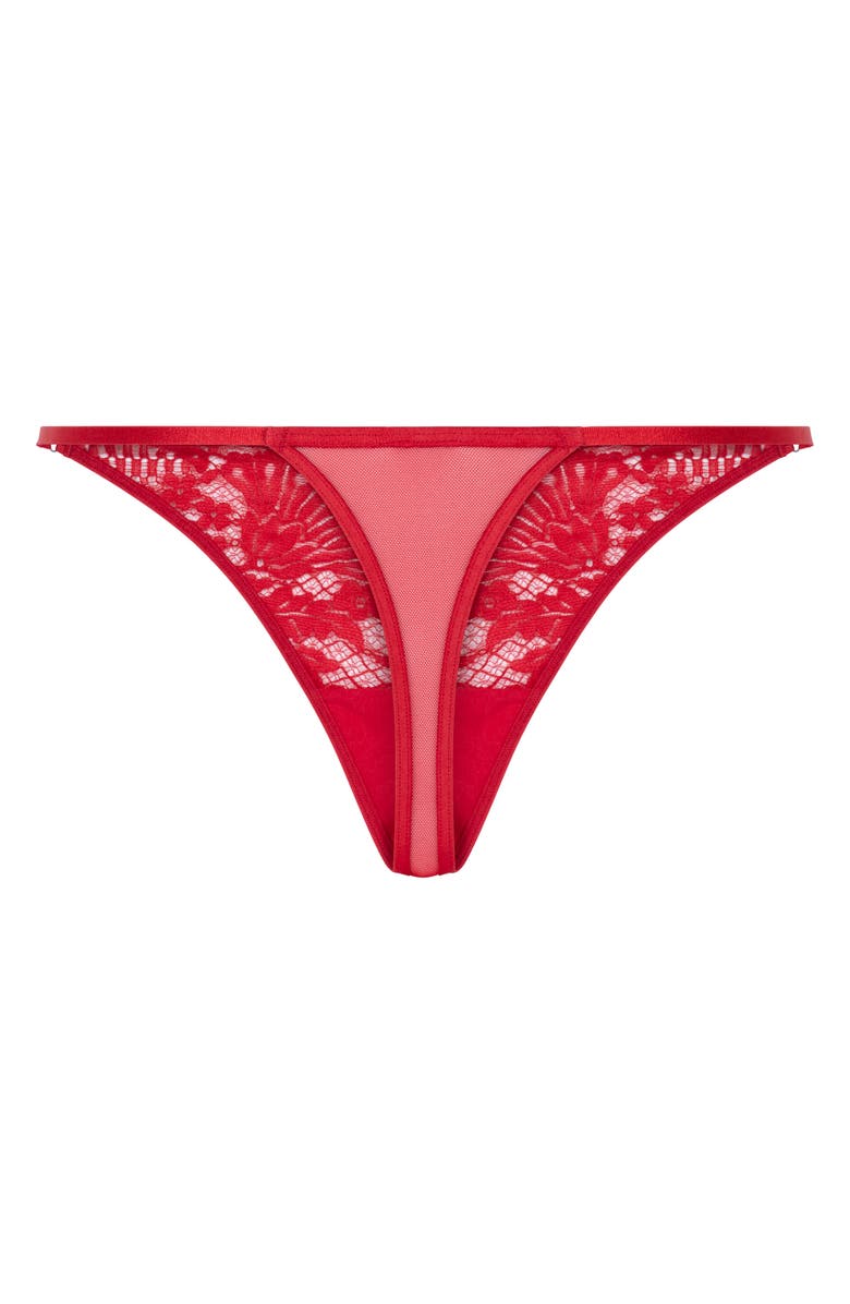 Hunkemöller Whitney Lace Thong, Alternate, color, Chili Pepper