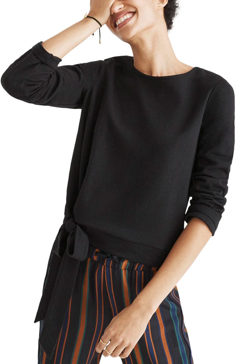 Madewell Side Tie Top, Main, color,