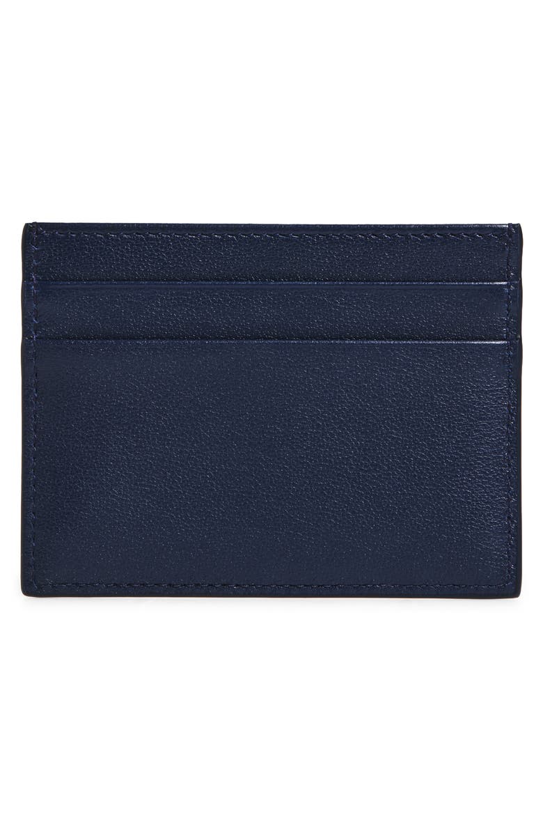 Leather Card Holder, Alternate, color, 80658 BLU SCURO