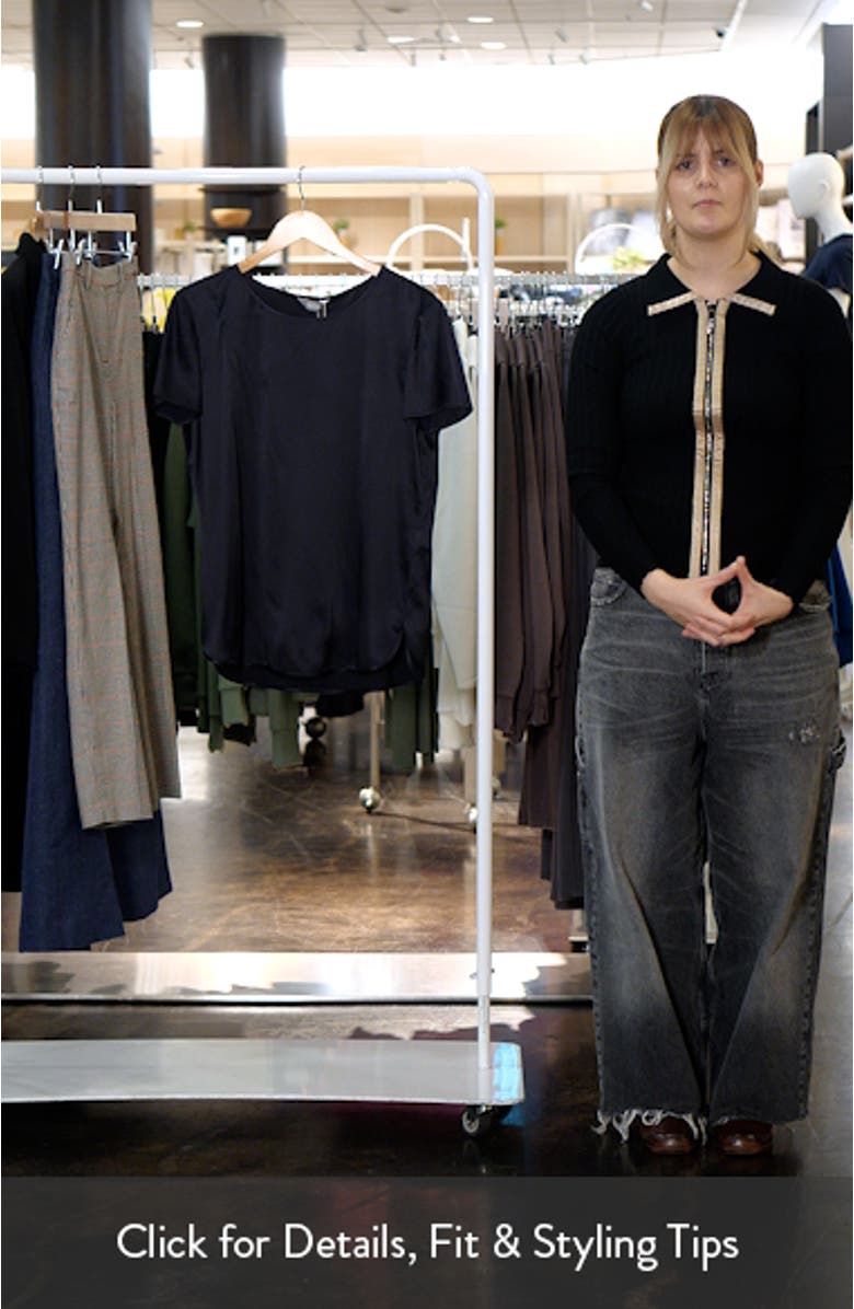 Cortona Stretch Silk Top, sales video thumbnail