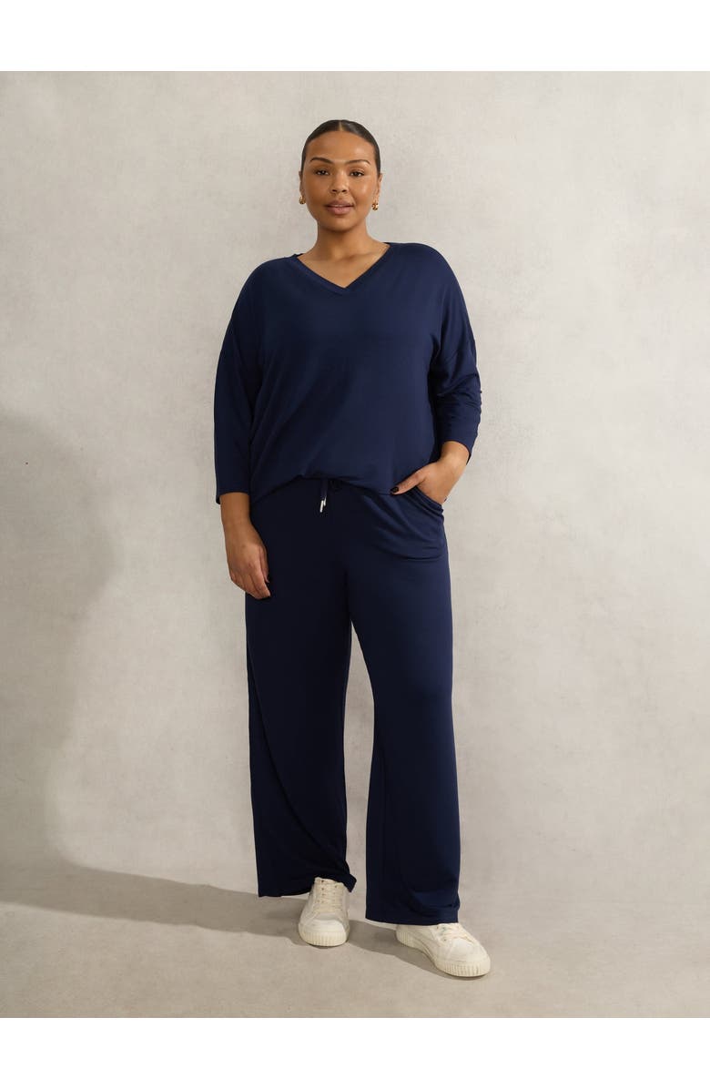 Live Unlimited Supersoft Straight Leg Pant, Main, color, Navy