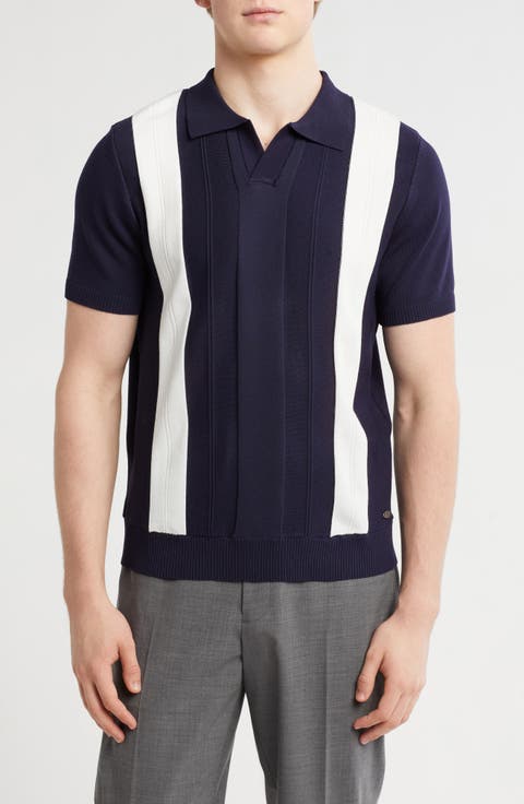 Johnny Collar Sweater Knit Polo