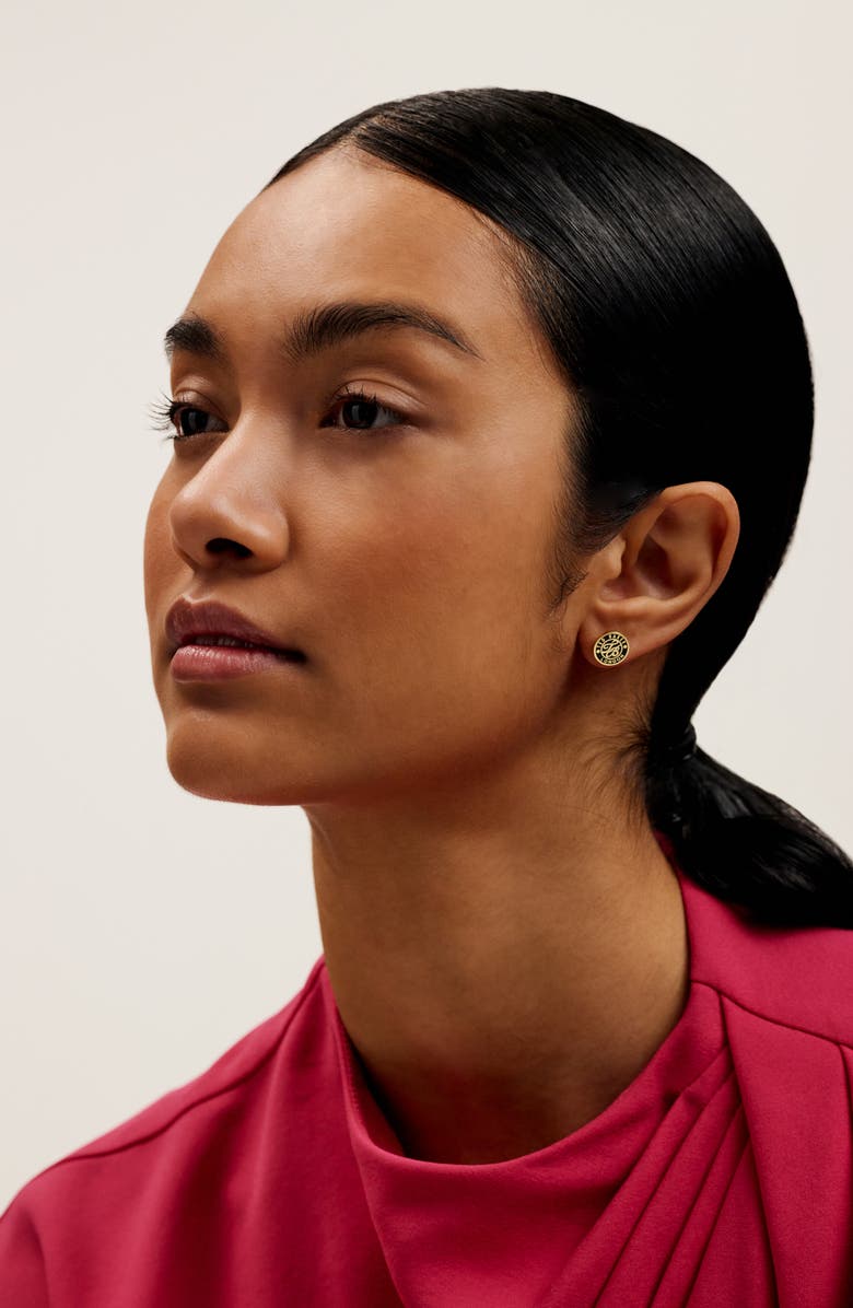 Ted Baker Monlia Monogram Button Stud Earrings, Alternate, color,