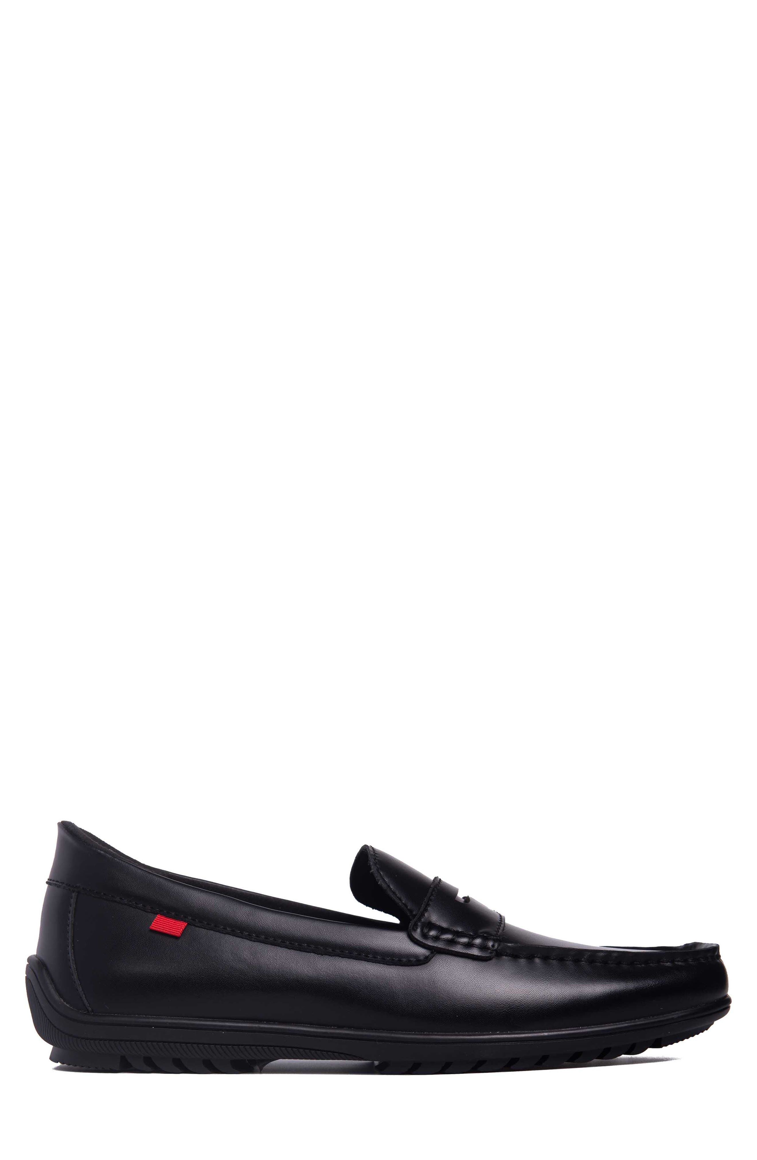 Marc Joseph New York John Street Hands-Free Slip-On Penny Loafer, Alternate, color, Black Napa Leather