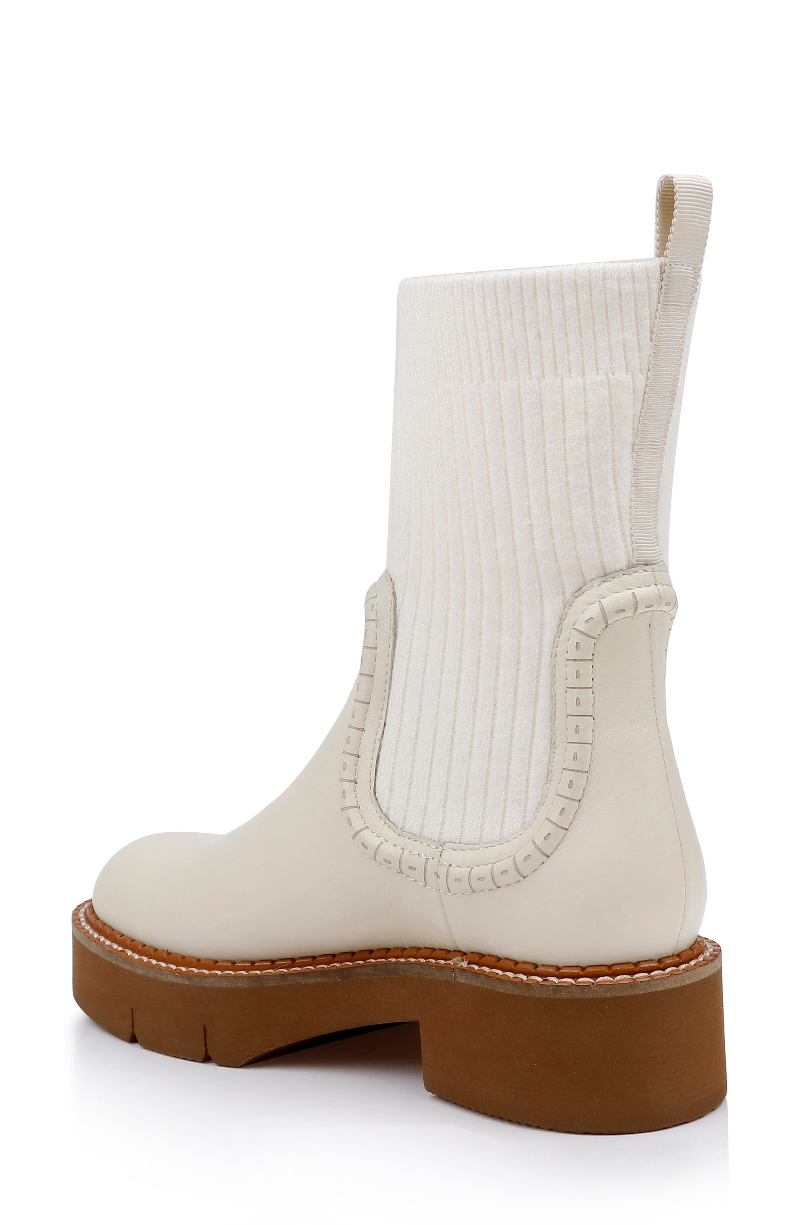 Dee Ocleppo Kingman Platform Bootie, Alternate, color, Powder Leather