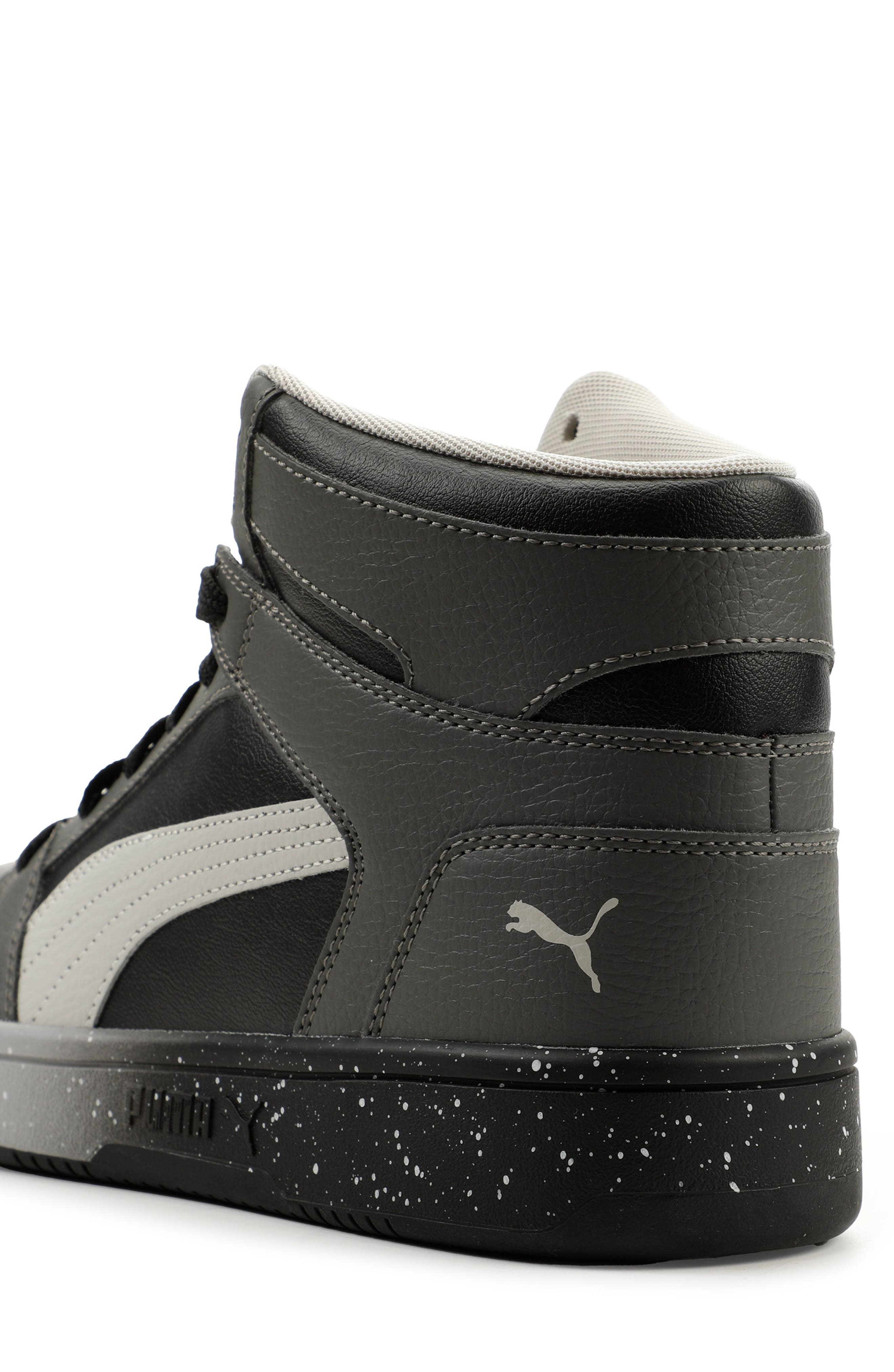 Rebound Layup Speckle Fade High Top Sneaker, Alternate, color, COOL DARK GRAY/ LIGHT GRAY