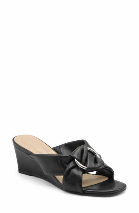 Adrienne Vittadini Arland Wedge Slide Sandal