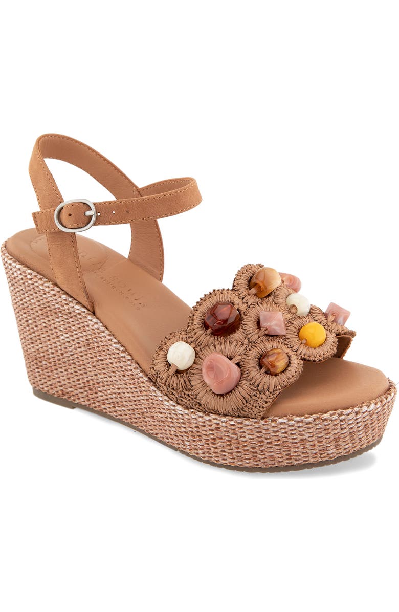 Gentle Souls Nolina Woven Wedge Sandal, Main, color,