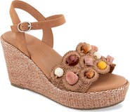 Gentle Souls Nolina Woven Wedge Sandal