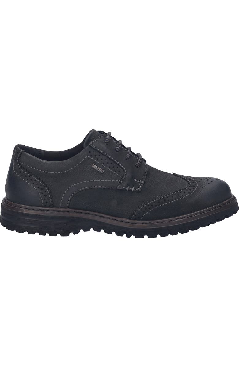 Josef Seibel Erroll Waterproof Wingtip Derby, Alternate, color, Granite