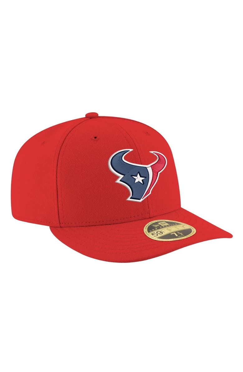 New Era Men's New Era Red Houston Texans Omaha Low Profile 59FIFTY Fitted Hat, Alternate, color, Red