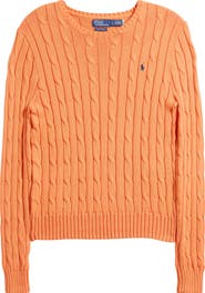 Polo Ralph Lauren Julianna Cotton Cable Sweater