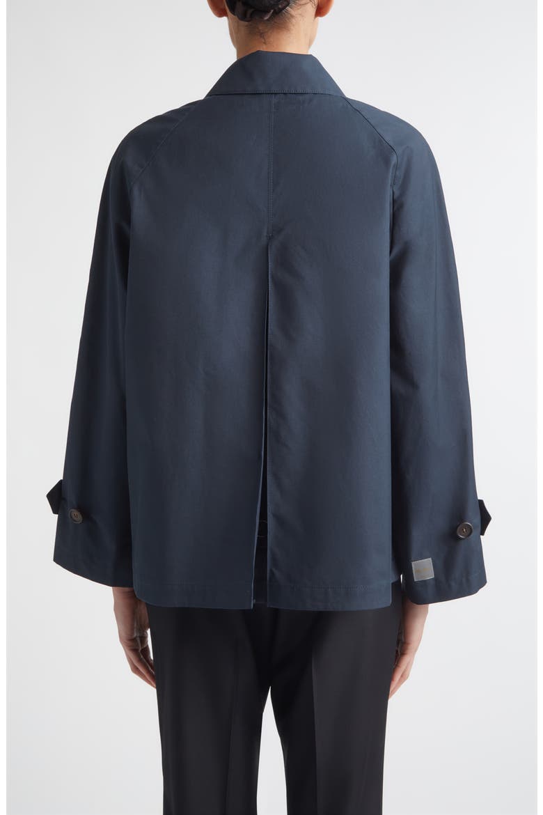 Tiglio Crop Raincoat, Alternate, color, ULTRAMARINE
