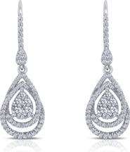 Lafonn Simulated Diamond Pear Drop Earrings