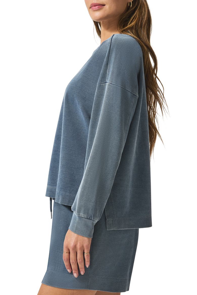 Indigo Crewneck Sweatshirt, Alternate, color, INDIGO