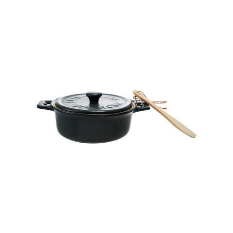 Stoneware Brie Baker with a Spreader