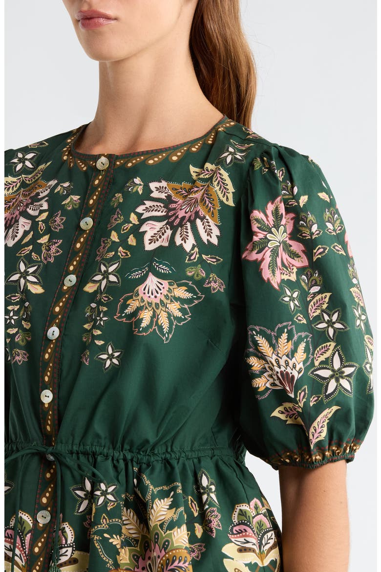 Garden Delight Peasant Top, Alternate, color, GARDEN DELIGHT DARK