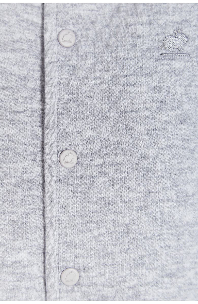 Babycottons Premium Peruvian Pima Cotton Mat Overall for Infant, Alternate, color, Grey/Melange