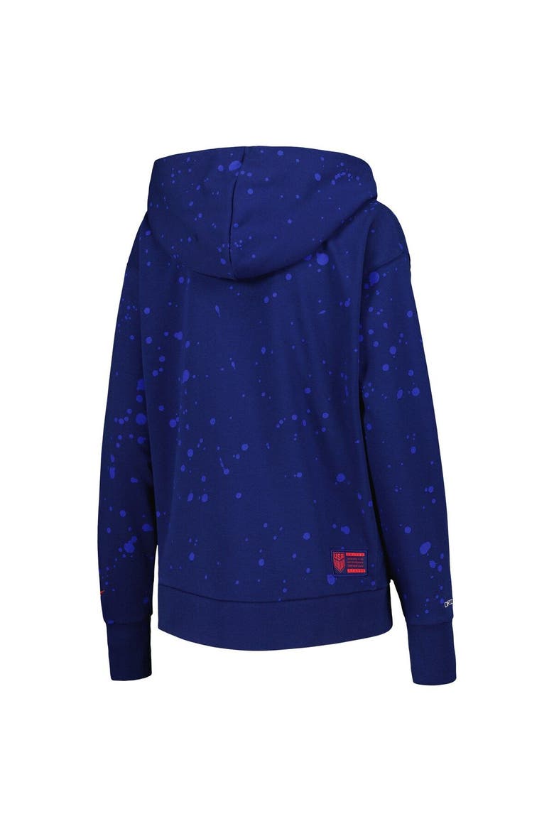 Women's  Nike Navy USMNT Standard Issue Pullover Hoodie, Alternate, color, Navy
