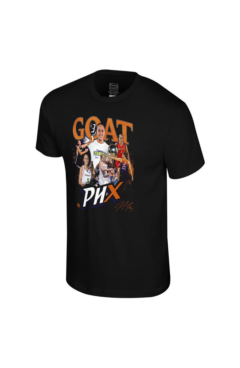 Stadium Essentials Unisex Stadium Essentials Diana Taurasi Black Phoenix Mercury Greatest Of All Time Retirement T-Shirt, Alternate, color, Black
