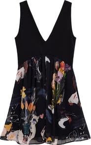 Desigual Floral Print Minidress