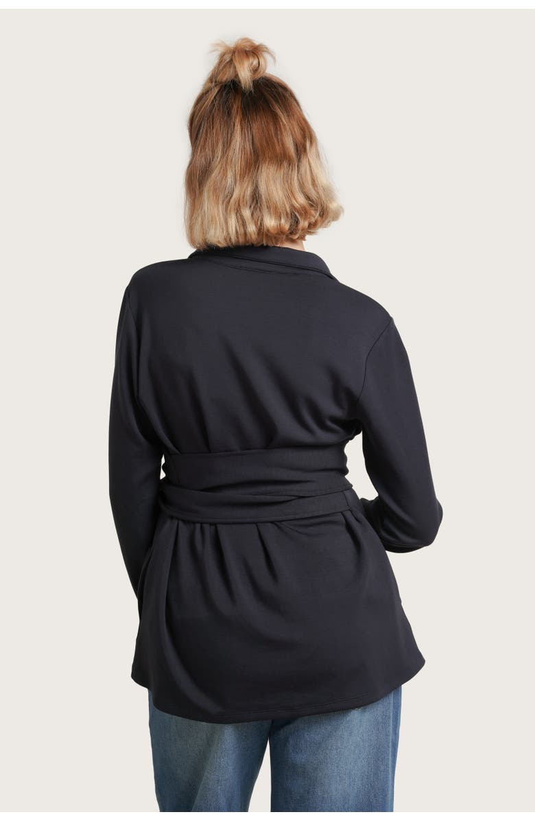 Nom Maternity Elevated Maternity & Nursing Jacket, Alternate, color, Midnight Blue