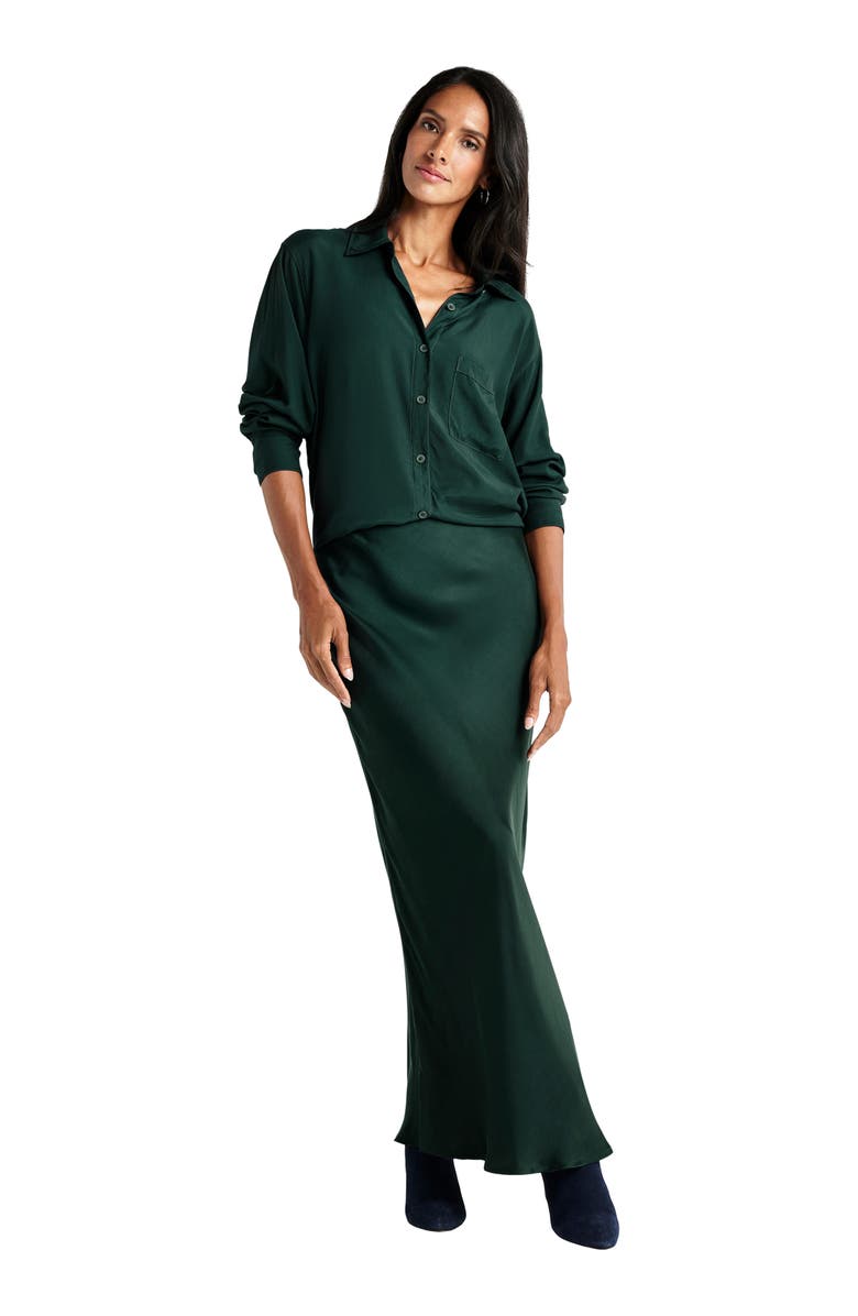 Splendid Orla Maxi Skirt, Alternate, color, Balsam