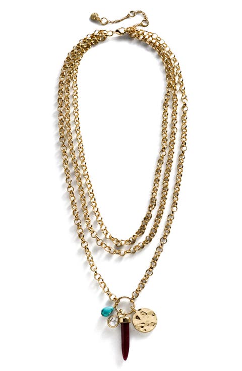 Layered Pendant Necklace