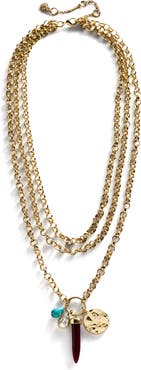 BaubleBar Layered Pendant Necklace